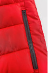 SKVM014 Bulk custom quilted vest jacket Personal design red zipper pocket quilted jacket Vest jacket supplier