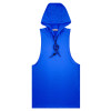 SKTAFC010 Manufacturing Fancy Blue Hooded Sports Vest Personal Design Breathable Moisture Wicking Sports Slim Vest Sports Vest Supplier GB1-3018
