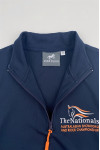 P1421 Order Online Men's Long Sleeve Polo Shirt Custom Royal Blue Half Chest Zipper Embroidered LOGO Polo Shirt Specialty Store