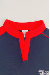 T1080 Large supply of royal blue horn short-sleeved T-shirt Custom red narrow V-neck embroidered T-shirt T-shirt center