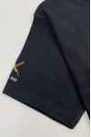 T1083  Order online custom-made black men's short-sleeved T-shirt custom square sleeve event T-shirt round neck T-shirt supplier