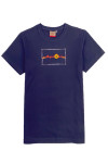 T1084 Order Men's Short Sleeve T-Shirt Supply Black Square Sleeve Crew Neck Printed T-Shirt T-Shirt Center 100%Cotton
