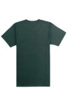 T1089 Online order custom-made dark green short-sleeved T-shirt Order round neck right-angle sleeve printed T-shirt Event T-shirt store 100%Cotton