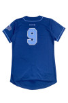 BU42  Order online custom-made short-sleeved baseball shirt fashion design blue LOGO baseball shirt hip-hop dance baseball shirt specialty store 100% polyester