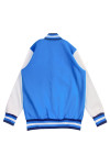 Z561 Online order custom-made men's baseball jacket, custom-made blue and white active baseball jacket, snap button baseball jacket, baseball jacket supplier 100%Cotton