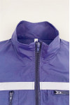 V212  Order Online Royal Blue Vest Jacket Custom Storage Brand Buckle Reflective Strip Enterprise Collar Tourism Bureau Vest Jacket Garment Factory