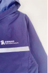 D363 A large number of custom-made royal blue reflective jackets, personal design detachable hats, enterprise collar jackets, printed LOGO zipper pockets, industrial uniforms 