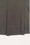 NU073  Manufacture Ladies Short Sleeve Long Nurse Uniform Personal Design Printed Webbing Collar Slit Cuff Nurse Uniform Garment Factory