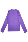 JUM062  Order Ladies Long Sleeve Knitted Sweater Design Purple Round Neck Solid Color Sweater Sweater Supplier