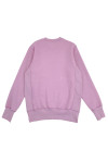 Z567 Customized Purple Round Neck Women's Sweatshirt Personal Design Embroidered LOGO Sweatshirt Sweatshirt Supplier