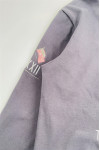 Z571 Manufacture women's long-sleeved sweater Personal custom-made gray hooded sweater with contrasting color hem Hooded sweater center 