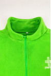 J958 A large number of custom-made green long-sleeved polar fleece jackets, custom-made embroidered jackets with elastic cuffs and embroidered collars, polar fleece jacket specialty store 