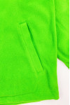 J958 A large number of custom-made green long-sleeved polar fleece jackets, custom-made embroidered jackets with elastic cuffs and embroidered collars, polar fleece jacket specialty store 