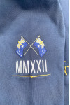 Z572  Online order for women's long-sleeved sweater jacket Customized navy blue embroidered LOGO sweater Sweater center 