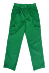 H252 Custom-made green long diagonal trousers with French coin pocket design diagonal trousers specialty store
