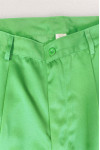 H252 Custom-made green long diagonal trousers with French coin pocket design diagonal trousers specialty store