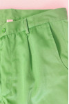 H252 Custom-made green long diagonal trousers with French coin pocket design diagonal trousers specialty store