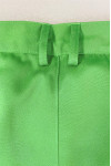 H252 Custom-made green long diagonal trousers with French coin pocket design diagonal trousers specialty store