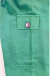 H252 Custom-made green long diagonal trousers with French coin pocket design diagonal trousers specialty store