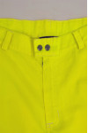 H254 Customized fluorescent yellow trousers and slanted pants Customized reflective strip contrasting color industrial slanted pants Slanted pants specialty store