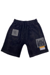 H256 Exclusive Design Black Corduroy Shorts Custom Made Men's Fashion Style Shorts Shorts Specialty Store 100%Cotton