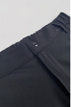 H257 Custom-made black long slanted trousers Custom-made French coin pocket snap button pocket Slanted trousers supplier 