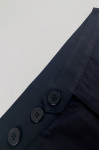 H259 Order online order black slanted pants, custom-made metal zipper pockets, multi-pocket slanted pants, slanted pants garment factory 