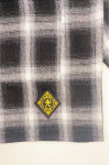 R350 Bulk order long-sleeved shirts Personally designed plaid embroidery LOGO group plaid shirt Shirt garment factory 