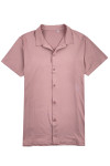 R354 Custom Solid Color Short Sleeve Shirts Custom Staff Uniform Work Shirts 100% Polyester Shirt Supplier