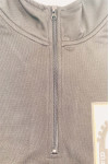 P1436  Customized women's long sleeve zipper Polo shirt Personal design right Angle sleeve color collar Equestrian Polo shirt supplier Zipper design