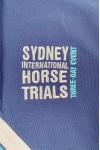 P1443   Polo shirt with contrasting color front and sleeves, custom-made 5-button polo shirt, polo shirt specialty store, Australian equestrian championship competition, equestrian jumping competition, equestrian preliminaries
