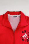 J986   Custom-made red solid color men's windbreaker jacket design embroidered printed windbreaker logo inside mesh windbreaker jacket supplier 