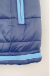 J967  Custom-made vest hooded padded down jacket design embroidered logo down jacket equestrian competition vest jacket hooded padded jacket 100% Polyester Australia zip cord design 