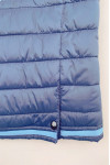 J967  Custom-made vest hooded padded down jacket design embroidered logo down jacket equestrian competition vest jacket hooded padded jacket 100% Polyester Australia zip cord design 