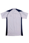 P1475 Custom White Men's Horn Sleeve Polo Shirt Design Contrast Color Shirt Side Embroidered LOGO Polo Shirt Center