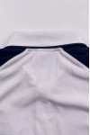 P1475 Custom White Men's Horn Sleeve Polo Shirt Design Contrast Color Shirt Side Embroidered LOGO Polo Shirt Center