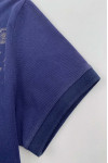 P1477 Order Online Custom Royal Blue Short Sleeve Polo Shirt Design Patch LOGO Right Angle Sleeve Polo Shirt