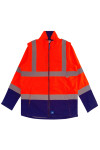 D372  Design reflective industrial uniform with long sleeves custom orange versus yellow industrial uniform manufacturer automatic irrigation system agriculture industry usa outdoor work rain jacket