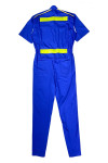 D375  Customized women's one-piece industrial uniform design Velcro zipper industrial uniform industrial uniform manufacturer