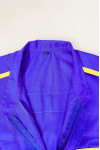 D375  Customized women's one-piece industrial uniform design Velcro zipper industrial uniform industrial uniform manufacturer