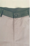 H262   Men's Slant Pants with Reflective Tape Custom-made Contrasting Hem Slant Trousers French Coin Pocket Slant Pants Supplier