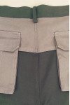 H262   Men's Slant Pants with Reflective Tape Custom-made Contrasting Hem Slant Trousers French Coin Pocket Slant Pants Supplier