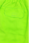 U391  Customized fluorescent green sports shorts design blue embroidered logo shorts sports pants supplier Lock bag multi bag