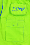 U391  Customized fluorescent green sports shorts design blue embroidered logo shorts sports pants supplier Lock bag multi bag