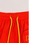 U392  Design red solid color sports shorts custom fashion embroidered logo sports shorts sports pants supplier multi bag
