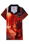 P1472  Design Contrasting Collar Sublimation Polo Shirt Customized Sublimation Tree Polo Shirt Dye Sublimation Factory 