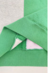 Z585  Design half-chest zipper green color matching purple sweater custom fashion embroidered logo inner design cotton sweater sweater manufacturer