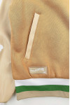 Z586 Order online custom-made khaki baseball jacket fashion design baseball jacket embroidered LOGO baseball jacket supplier