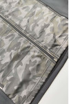 J989 Custom-made black long-sleeved windbreaker jacket fashion design camouflage reflective decorative strip zipper windbreaker windbreaker jacket center