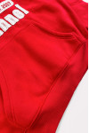 Z590 Large supply of red sweater design hooded patch LOGO sweater garment factory 